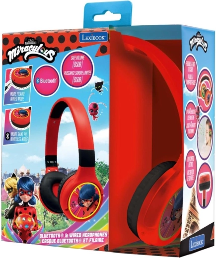 Faltbare kabellose Kopfhörer Miraculous: Die Abenteuer von Ladybug und Cat Noir