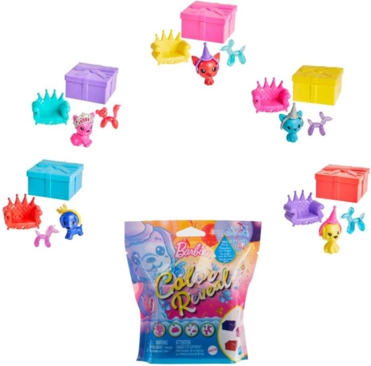 Barbie Color Reveal Party-Tierchen – 1 Stück