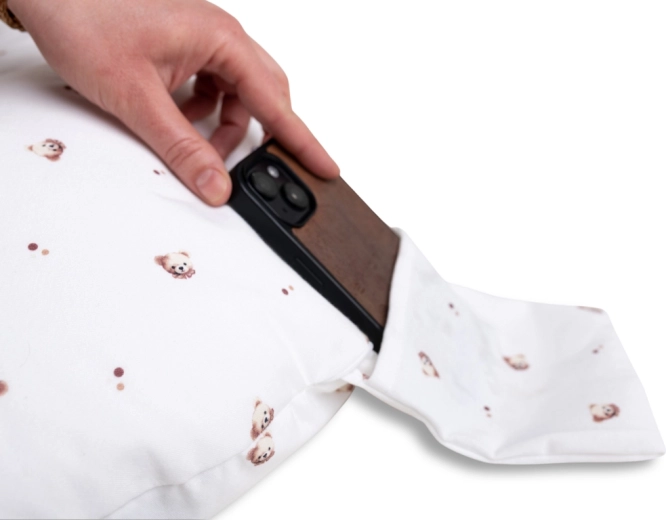 Praktische seitliche Tasche für Kleinigkeiten