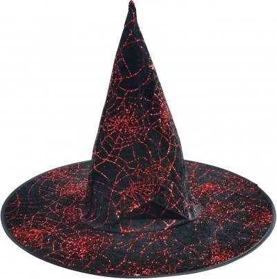 Hexenhut für Erwachsene Schwarz-Violett