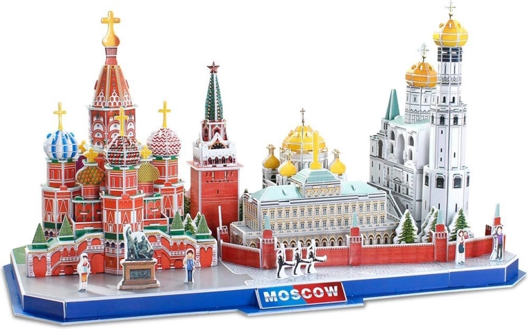 Panorama von Moskau in 3D