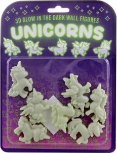 Leuchtende Einhörner im Dunkeln