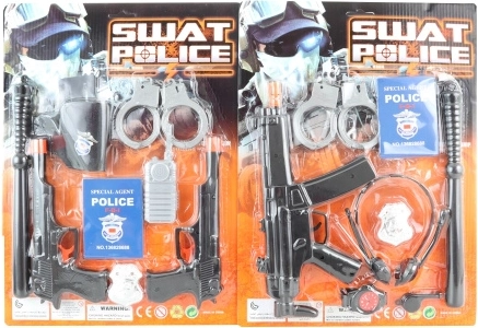 Polizei-Set für Kinder mit Schlagstock und Zubehör