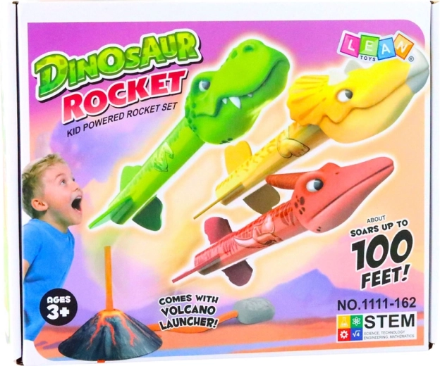 Vulkanisches Design und Dino-Besatzung