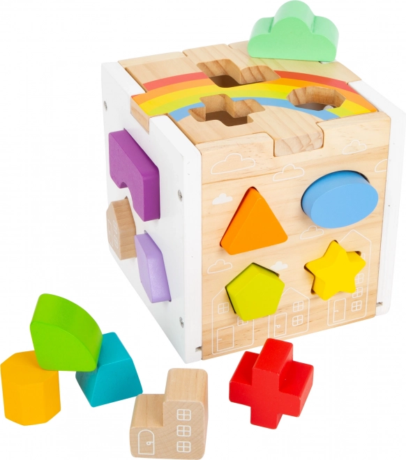 Regenbogen-Steck- und Motorikwürfel small foot