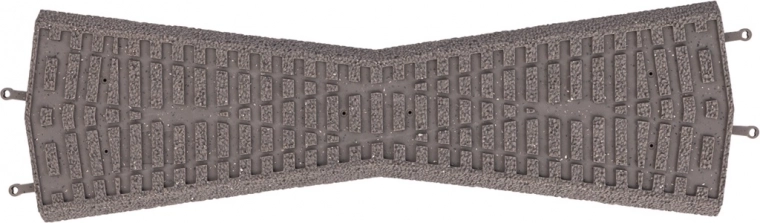 Unterlage für Kreuzung Piko 15°