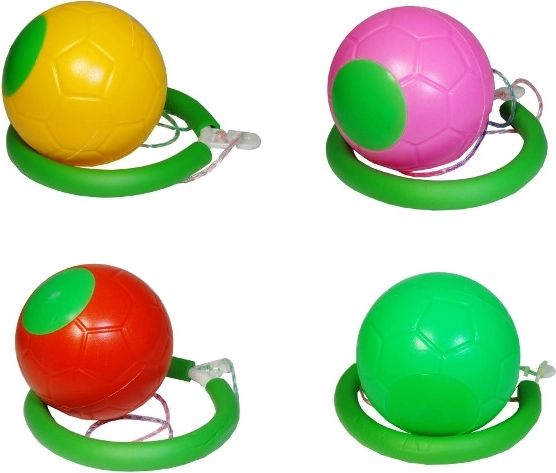 Springball mit Ring – Geschicklichkeitsspiel für Kinder