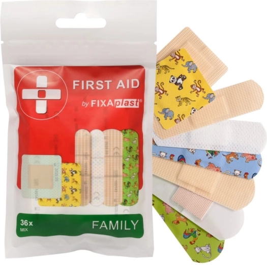 Fixaplast First Aid Family Mix Pflaster (36 Stk.)