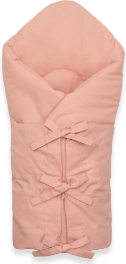 Klassische Schnür-Wickeldecke New Baby old rose