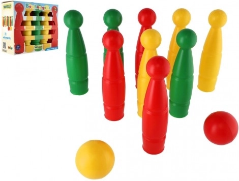 Buntes Kegelset für Kinder