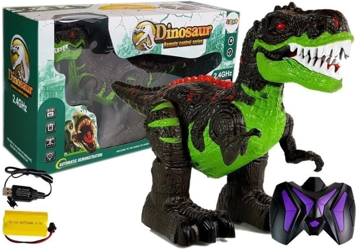 Lustiger ferngesteuerter Dinosaurier mit Effekten