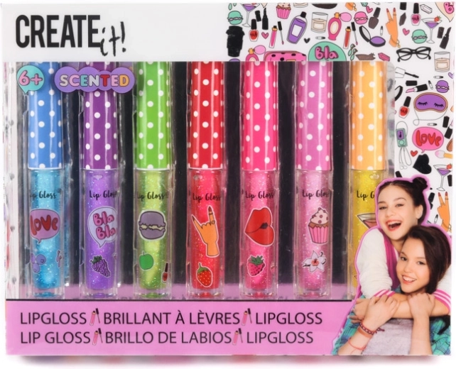 Duftender Glitzer-Lipgloss Set
