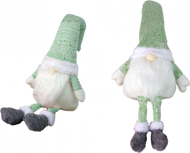 Leuchtender Weihnachtsschelm 40 cm, grün