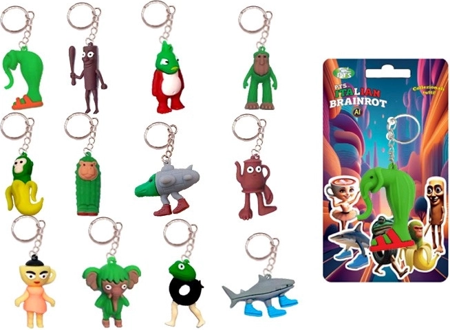 Brainrot 3D Schlüsselanhänger 7 cm