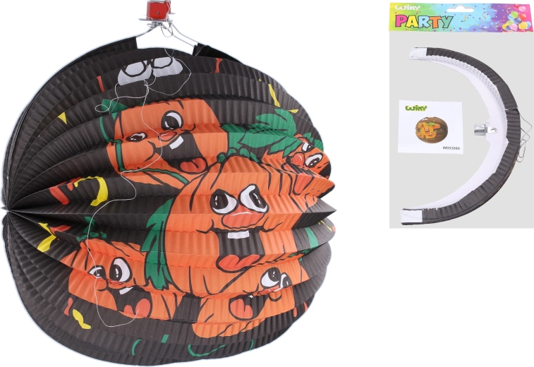 Lampion-Kugel Kürbis 25 cm