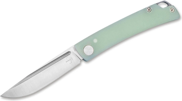 Böker Plus Celos Jade Taschenmesser 6,7 cm, hellgrünes G10