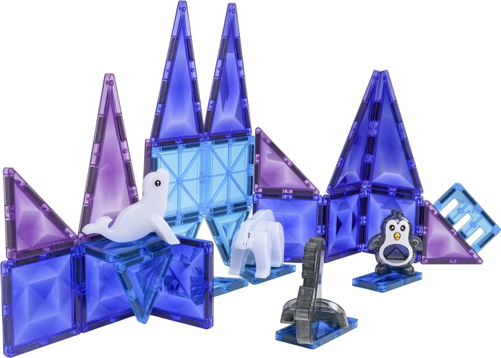 Kreatives Bauen in eisigen Farben