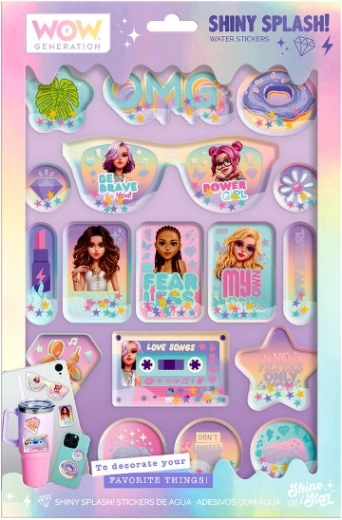 WOW Generation Wassertransferbilder – bunte Pastellmotive