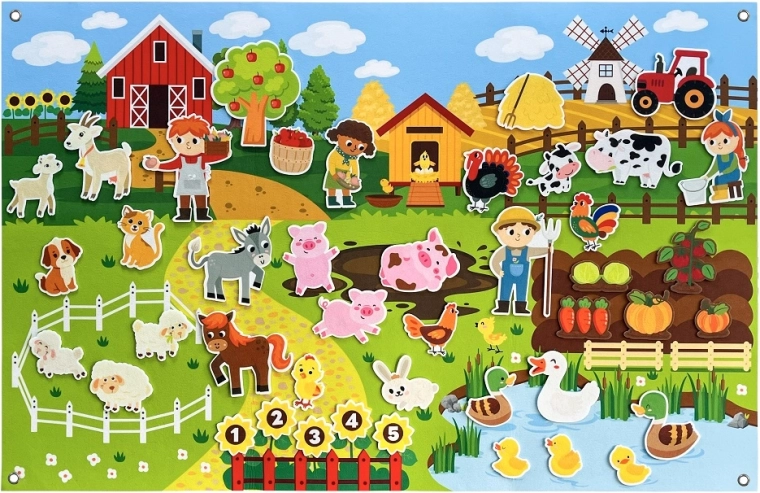 2Kids Toys interaktive Spielwand Bauernhof