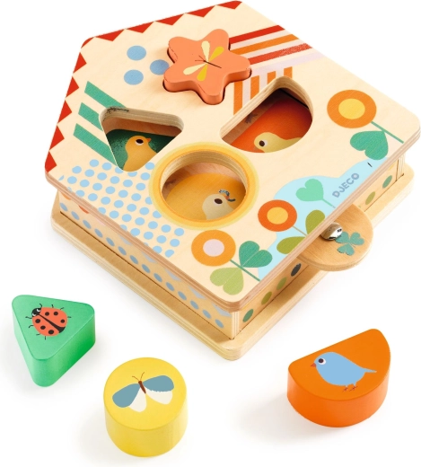 Djeco Steckspiel in Hausform Cachaboom