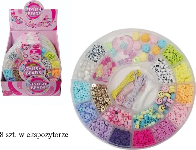 Kreativset mit Gummiperlen und Zubehör zur Schmuckherstellung