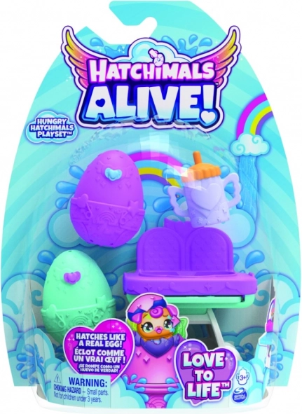 Hatchimals Spielset mit Fütterstuhl