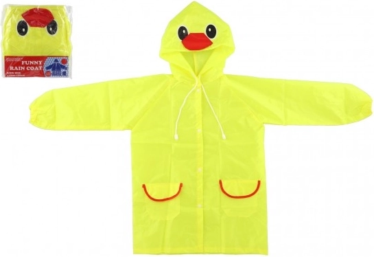 Kinderregenmantel Kätzchen gelb