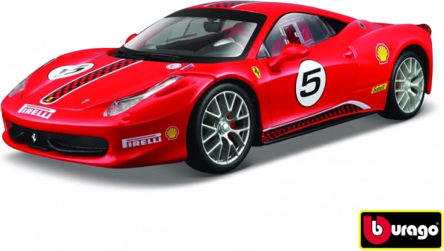 Modellauto Ferrari 458 Challenge rot 1:24 Bburago