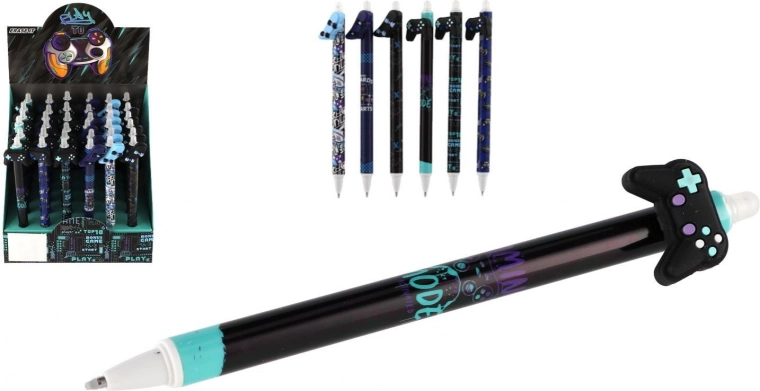 Radierbarer Kugelschreiber Gaming Mode – Set mit 6 Farben im Box