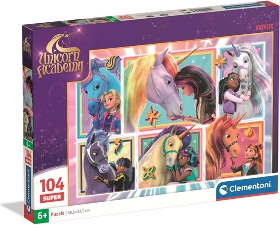 Clementoni Puzzle Unicorn Academy 104 Teile