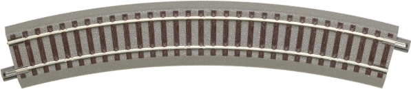 Roco geoLINE Bogen-Gleis R3 mit Bettung