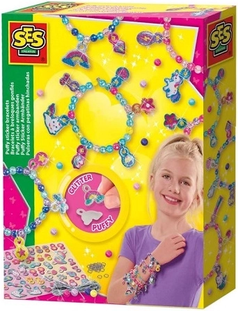 SES Flauschige Armbänder mit Stickern