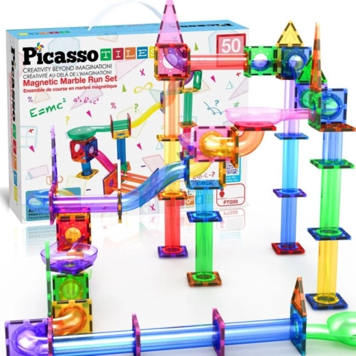 Magnetische Kugelbahn PICASSO – Bausatz 50 Stk.