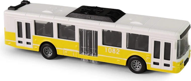Stadtbus 16 cm mit zu öffnenden Türen – Gelb