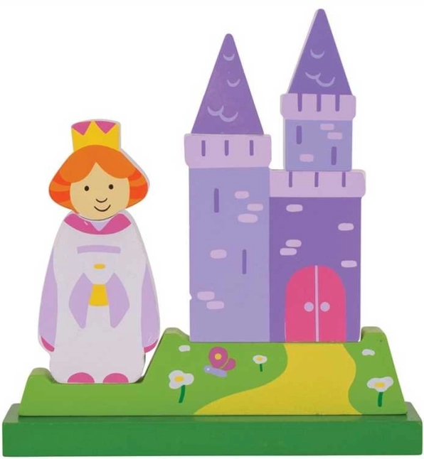 Magnetisches vertikales Schloss-Puzzle Bigjigs Toys