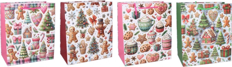 Geschenktasche M 25 × 30 × 10 cm Weihnachten