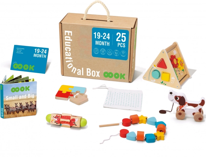 TOOKY TOY Montessori-Box XXL 6-in-1 Bildungssatz 19–24 Monate
