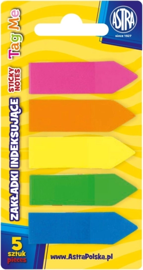 Selbstklebende Notizzettel ASTRA Neon 5 Farben