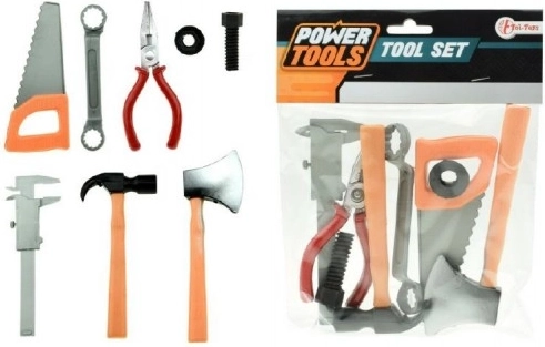 Plastik-Werkzeugset für Kinder, 7-tlg.