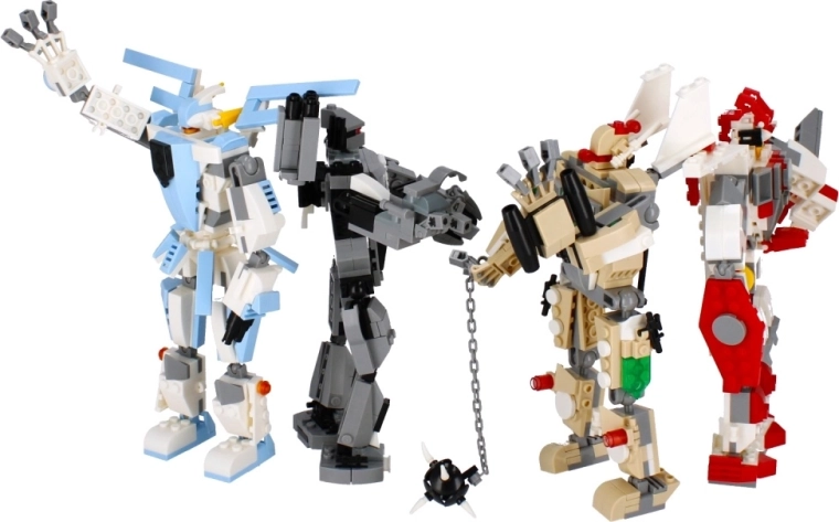 Beweglicher Mech für dynamische Posen