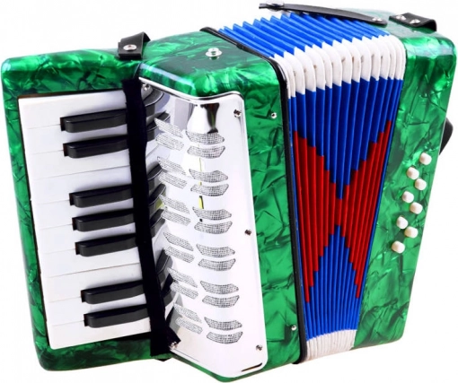 Kinder-Musikakkordeon Harmonia – Grün