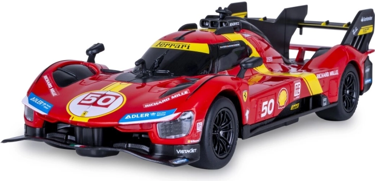 Hervorragende Rennoptik des Ferrari
