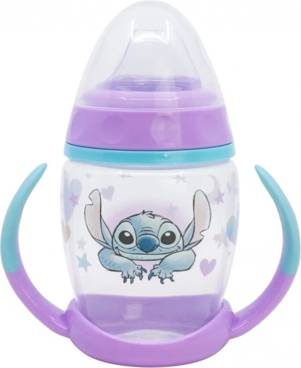 Becher mit Griffen und Silikontrinkschnabel STITCH 270 ml