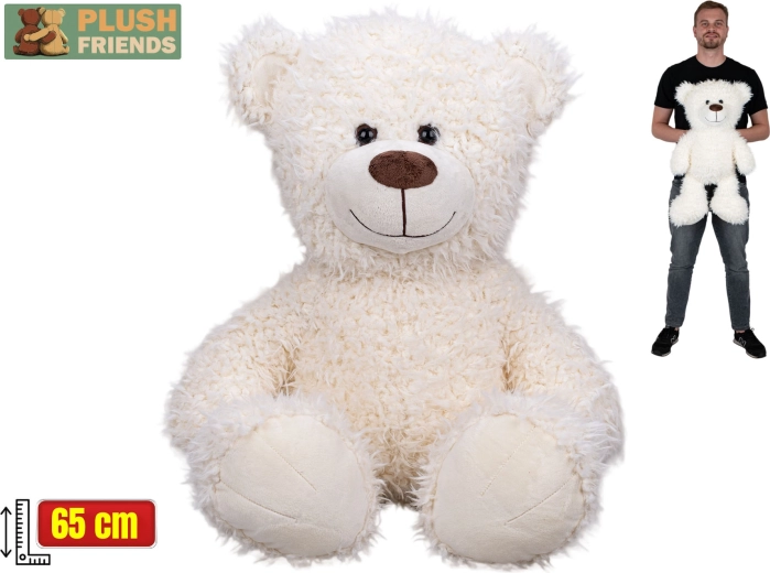 Plüschbär Plush Friends 65 cm weiß