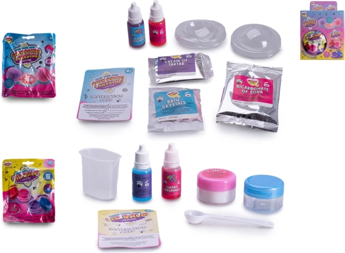 Kreativset zur Herstellung von Lippenbalsam oder Badebombe mit fruchtigem Duft