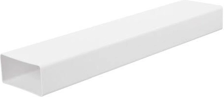 Flacher Lüftungskanal 220 × 55 mm, Länge 1 m