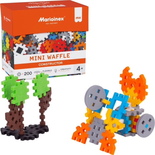 Bauset Mini Waffle Constructor 200 Teile MARIOINEX