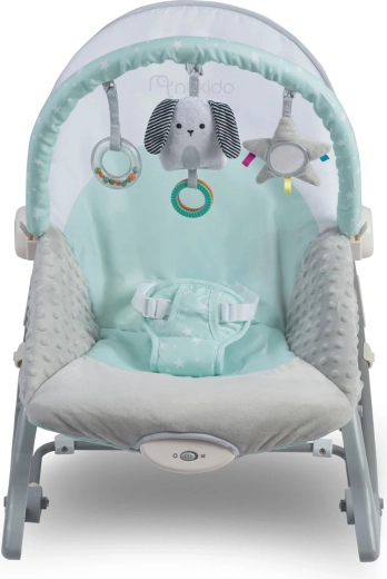 Abnehmbarer Spielbügel mit sensorischen Spielzeugen