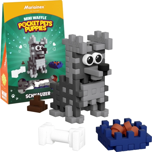 Bauset Mini Waffle Pocket Pets – Zwergschnauzer-Welpe