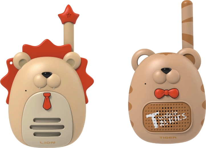 Kinder-Walkie-Talkies im Safari-Design mit Taschenlampe